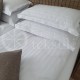 Satin pillowcase (white striped, 2 cm) GIFT